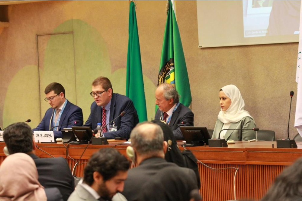 Secretary General of the Family Affairs Council participates in a panel discussion at the United Nations in Geneva on the role of the family and the rights of the